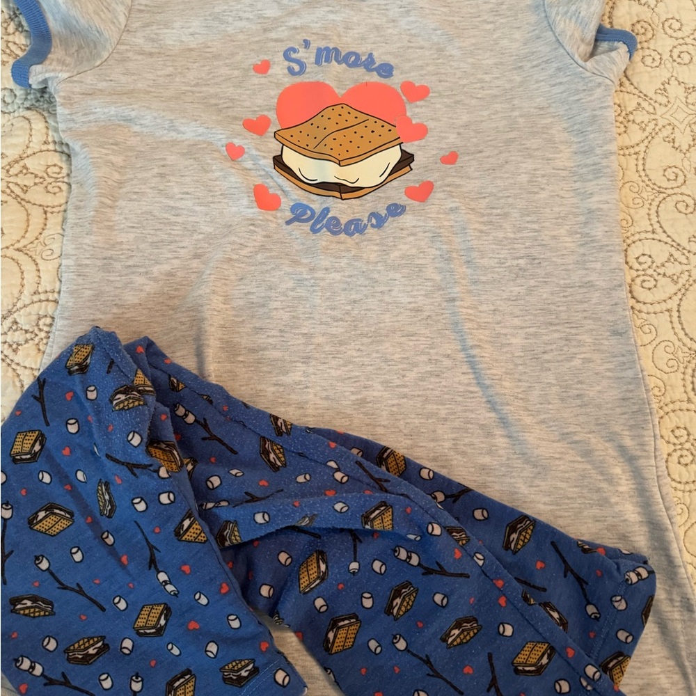 American Girl S'mores Pajama Set - Gray and Blue